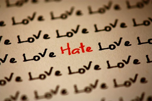 drop hate and love instead