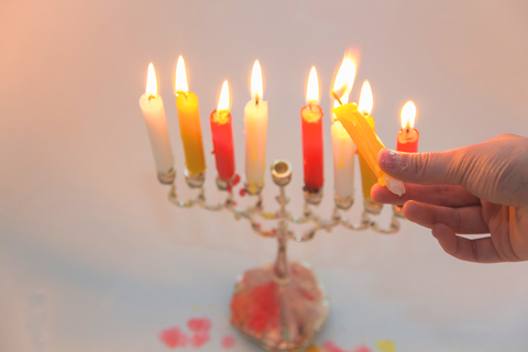 The Shamash is the servent or helper candle