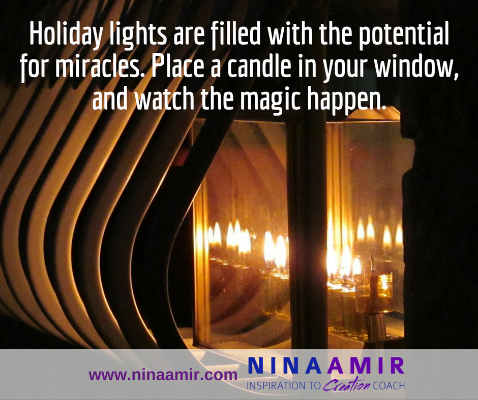 Chanukah candles bring light and miracles