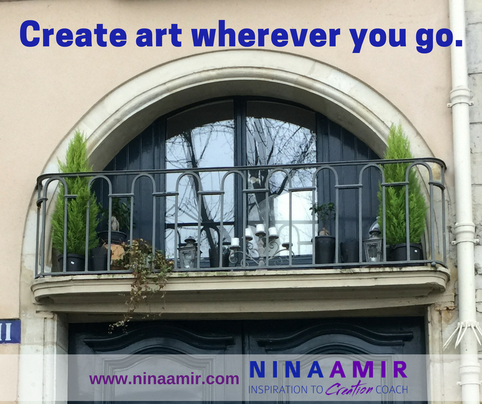 create art wherever you go