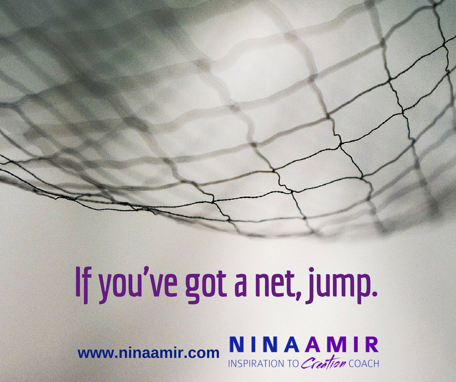 if you have a net--insurance--it's time to jump