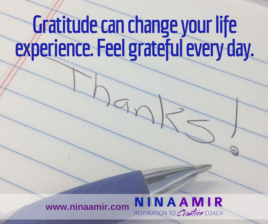 change your life with gratitude