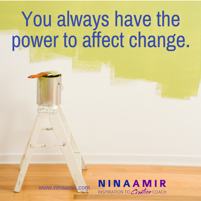 YOu have personal power and can create change