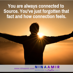 remember your spiritual connection--you are always connected