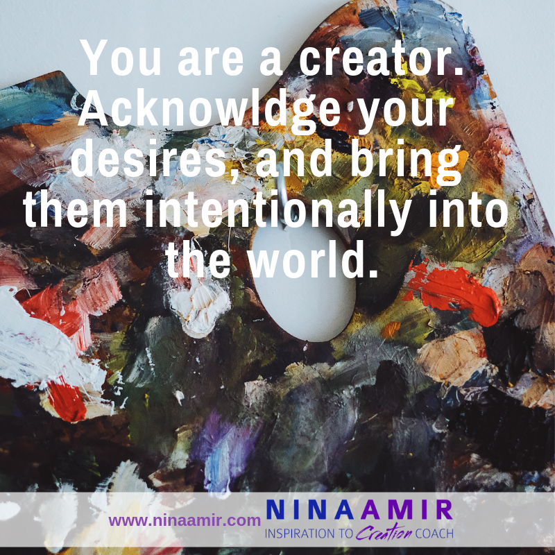 creators create their desires