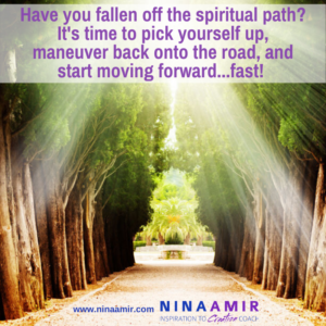 how to get on the spiritual path after you fall off