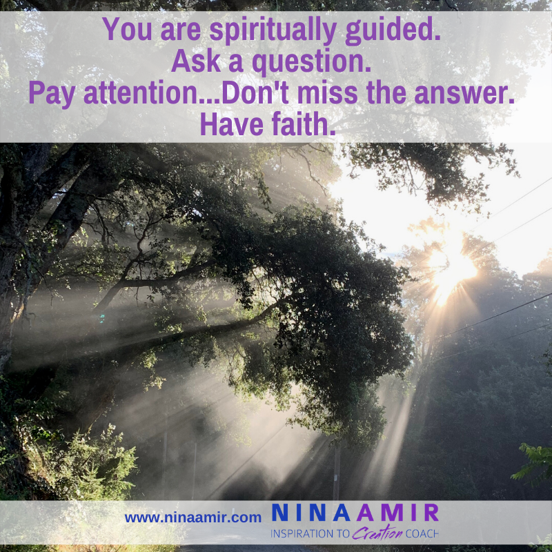 You are spiritually guided--just learn to ask for and receive messages