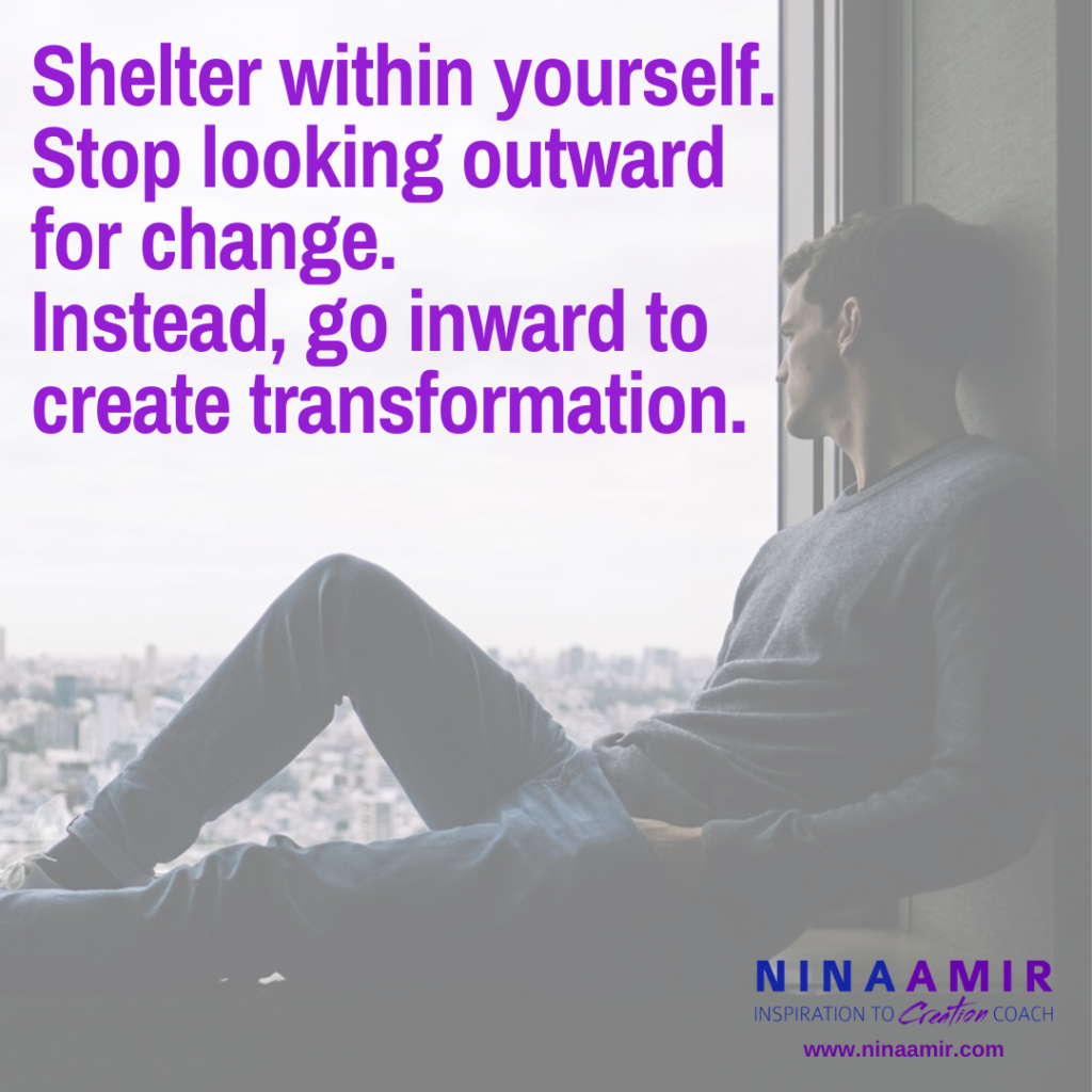 focus on transformation while you shelter at home