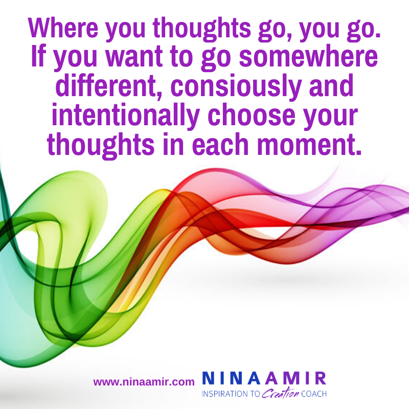 your thoughts dictate your experiences