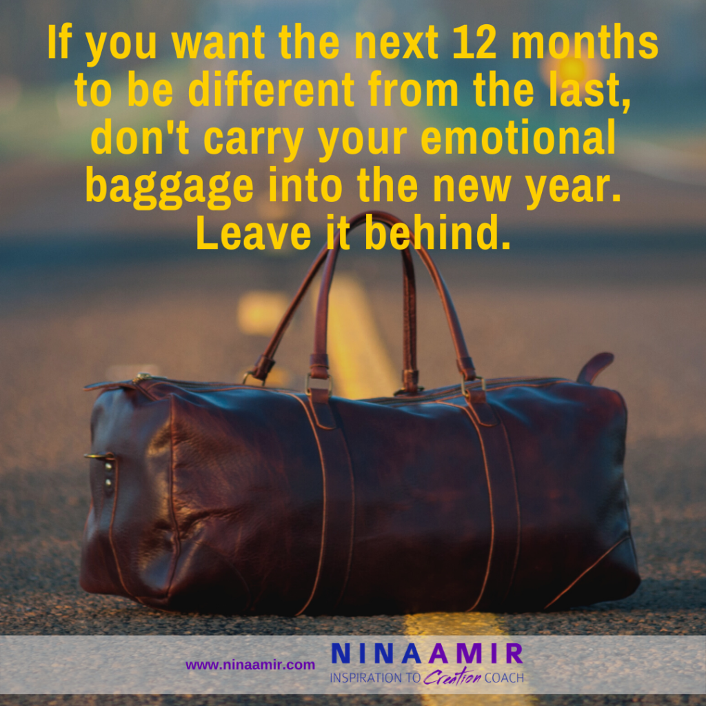 leave emotional baggage behind