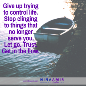 let go and get in the flow