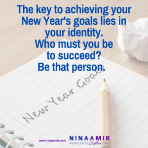 identity and new year goals