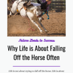 Image of a man falling off a horse with the blog post title beneath