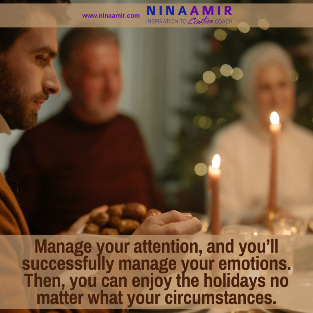 manage emotions during holidays