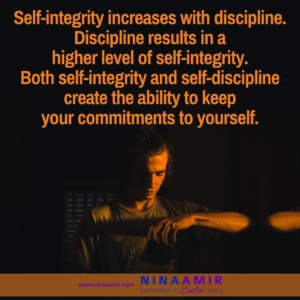 self-integrity, self-discipline and keeping commitments
