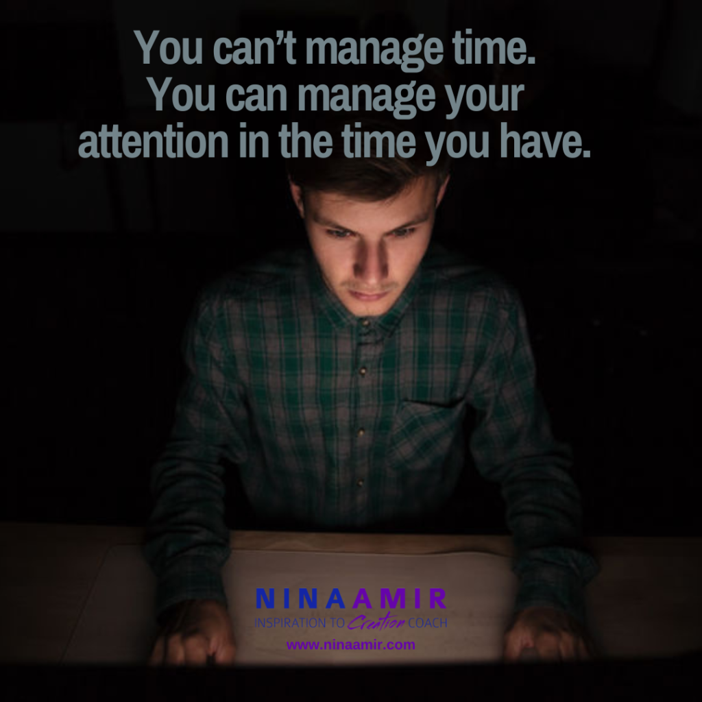 how to be more productive by managing your attention