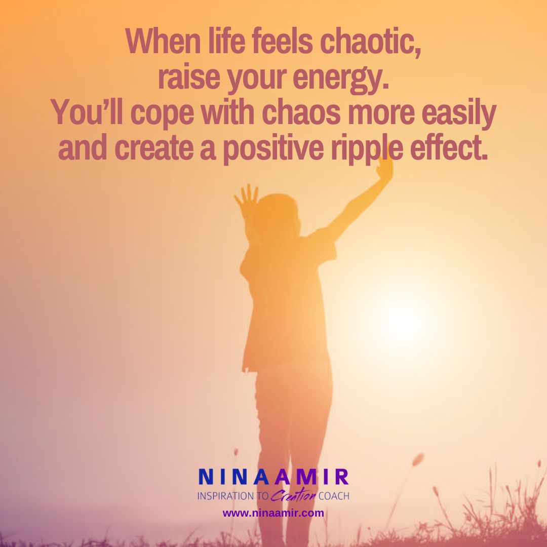Energy helps cope with chaos