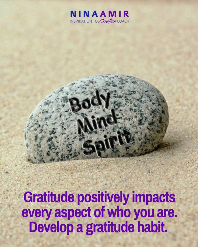 benefit your body, mind, and spirit with a graitude practice