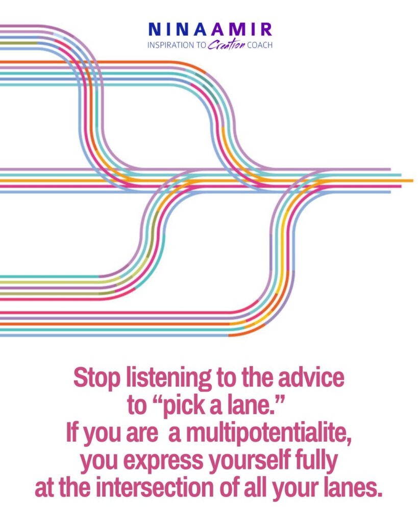 how to be someone with many lanes...many interests, passions and skills. 