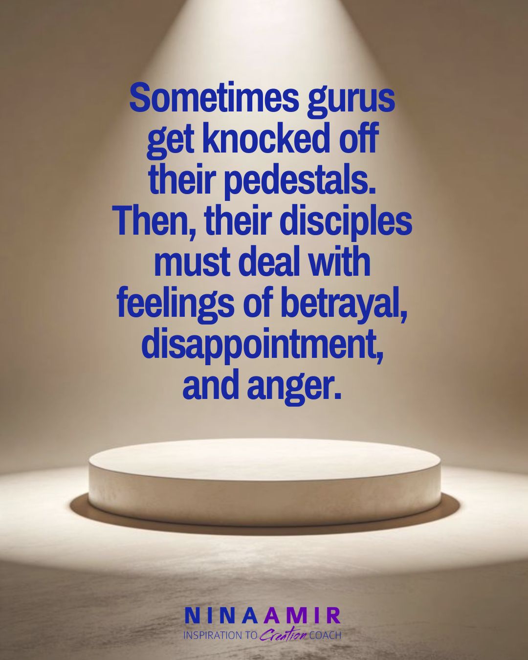 Deepak Chopra falls off pedestal...how to heal