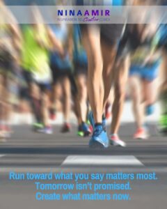 If you don't create what matters most to you now...you'll have regrets later.